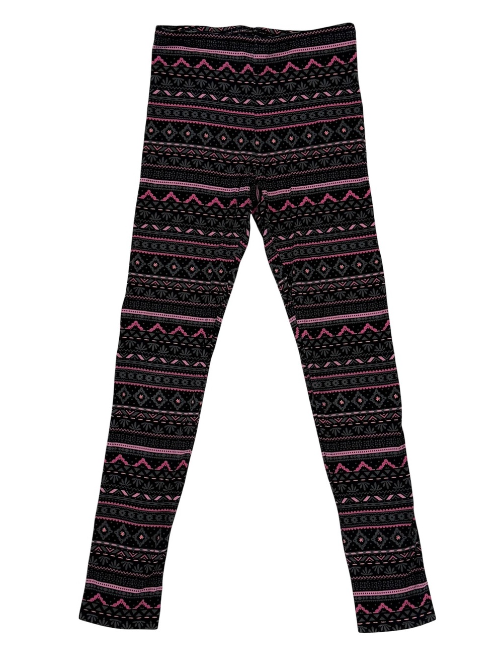 Old Navy Girls 14 Leggings Geometric Aztec Fair Isle Print Stretch Elastic Waist